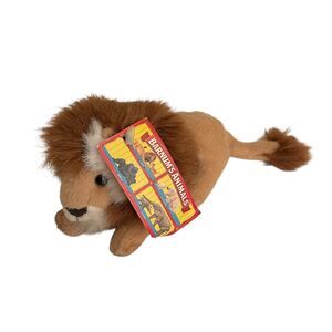 Barnum's Animals Lion Plush Stuffed Animal 4" With Tags Nabisco